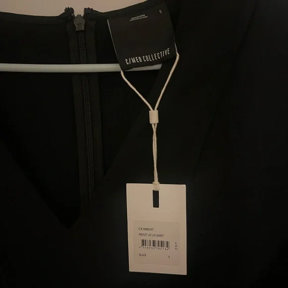 C/MEO Collective Black V-Neck Blouse - Picture 4 of 5